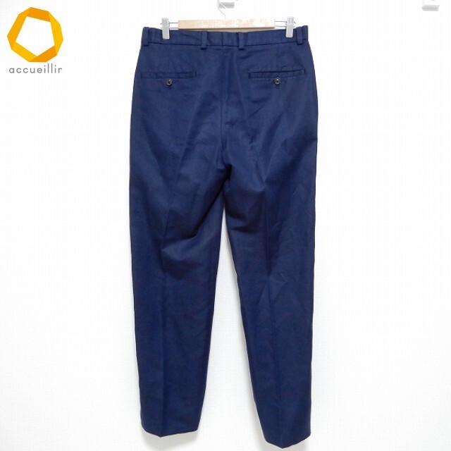 #anc Brooks Brothers BrooksBrothers брюки W32 темно-синий серия лен . центральный Press мужской [965062]