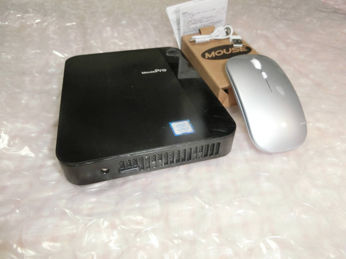 ミニ PC マウスコンピューター MPro-M591F-SSD-1709/ i3-7100U/DDR4 8GB/SSD 120GB /Windows11Pro/WiFi BT/　+ *おまけ（マウス）_画像1