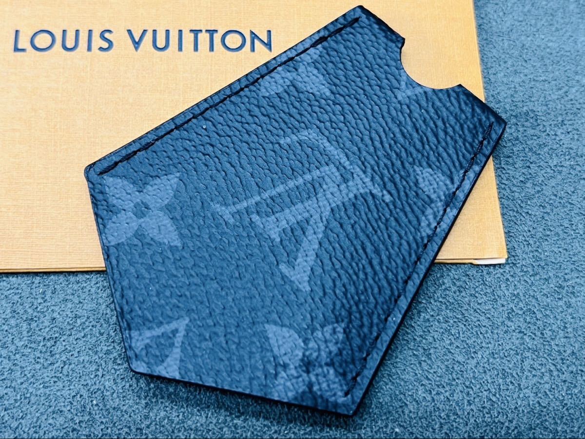LOUIS VUITTON ルイ ヴィトン ホライゾンケーブルケース キーホルダーケース ブラック モノグラム・エクリプス_画像5