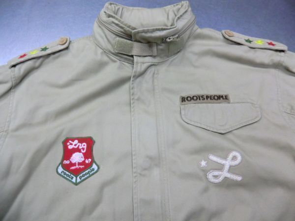 N12 良品 LRG エルアールジー ジャケット/フルジップジャケット/ミリタリー 2X 大きいサイズ ヒップホップ ブルゾン ジャンパー_画像2