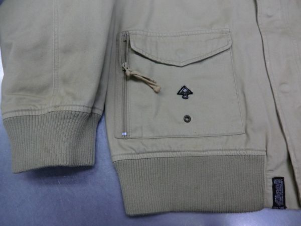 N12 良品 LRG エルアールジー ジャケット/フルジップジャケット/ミリタリー 2X 大きいサイズ ヒップホップ ブルゾン ジャンパー_画像8