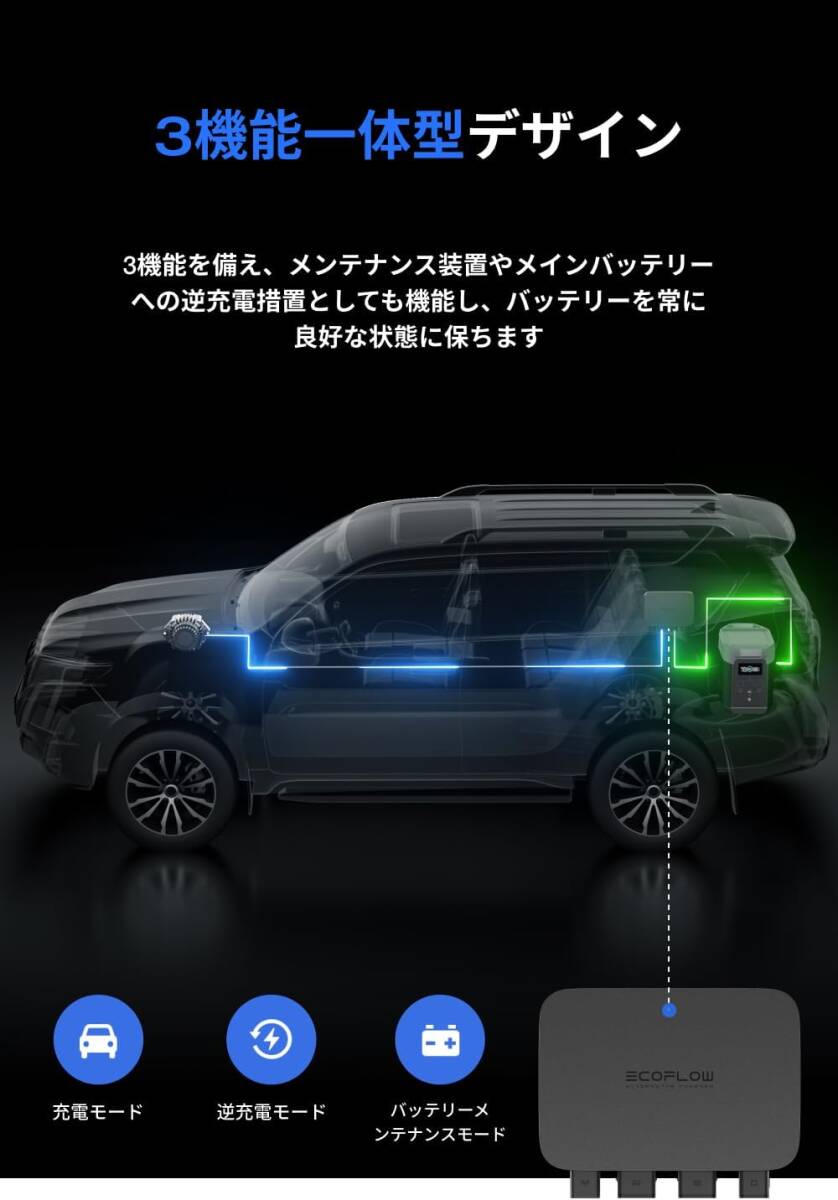 EcoFlow Alternator Charger 800W eko поток генератор переменного тока charger 800W кемпер . спальное место в транспортном средстве . пожалуйста.