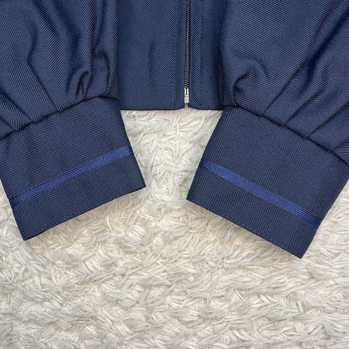 K394【新品・未使用品】NIKKE FUJIKO セーラー服 150A 長袖 前割型 濃紺×白襟 女子制服 学生服 中学 高校 JK 箱あり コスプレ 替え襟付き_画像6