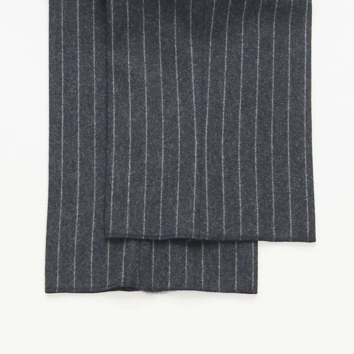 新品未使用 ●定価約20万円● LARDINI ラルディーニ スーツ フランネル チョークストライプ 50 チャコールグレー 秋冬国内正規品イタリア製_画像8