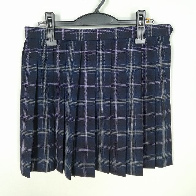 1 иен школьная юбка большой размер зима предмет w80- длина 44 проверка средний . средняя школа мини длина плиссировать школьная форма форма женщина б/у HK5319
