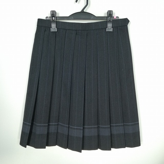 1 иен школьная юбка большой размер зима предмет w72- длина 58 полоса средний . средняя школа плиссировать школьная форма форма женщина б/у HK4306