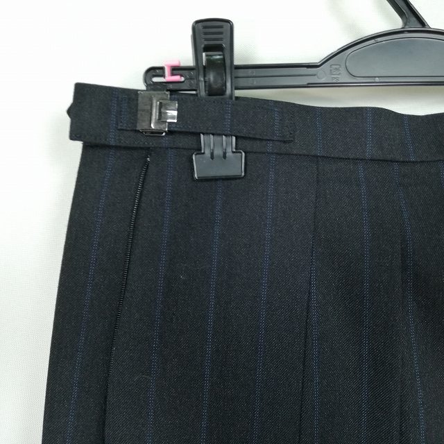 1 иен школьная юбка большой размер зима предмет w72- длина 58 полоса средний . средняя школа плиссировать школьная форма форма женщина б/у HK4306