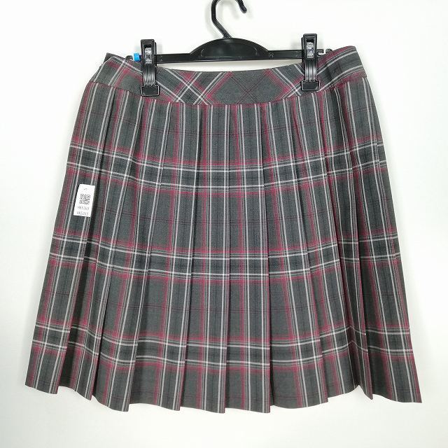 1 иен школьная юбка большой размер лето предмет w78- длина 53 проверка средний . средняя школа плиссировать школьная форма форма женщина б/у HK5369