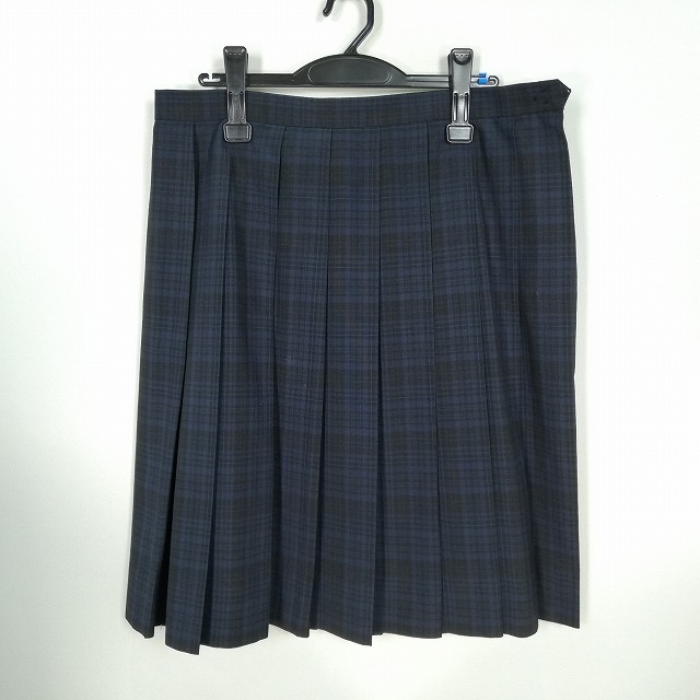 1 иен школьная юбка большой размер лето предмет w78- длина 60 проверка средний . средняя школа плиссировать школьная форма форма женщина б/у HK5375