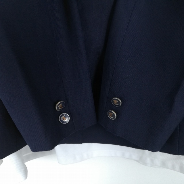 1 иен блейзер лучший проверка юбка лента верх и низ 5 позиций комплект указание 165 зима предмет женщина школьная форма Kanagawa . оптика . средний . средняя школа темно-синий б/у разряд C EY6557