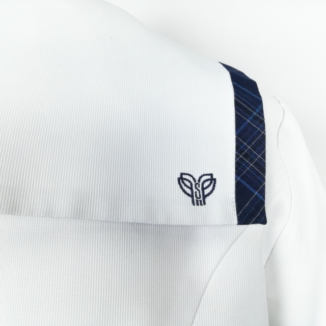 1 иен матроска юбка лента верх и низ 3 позиций комплект стрекоза лето предмет рисунок 1 шт. линия женщина школьная форма Кагосима час . учебное заведение камфорное дерево юг средняя школа белый форма б/у разряд C EY6578