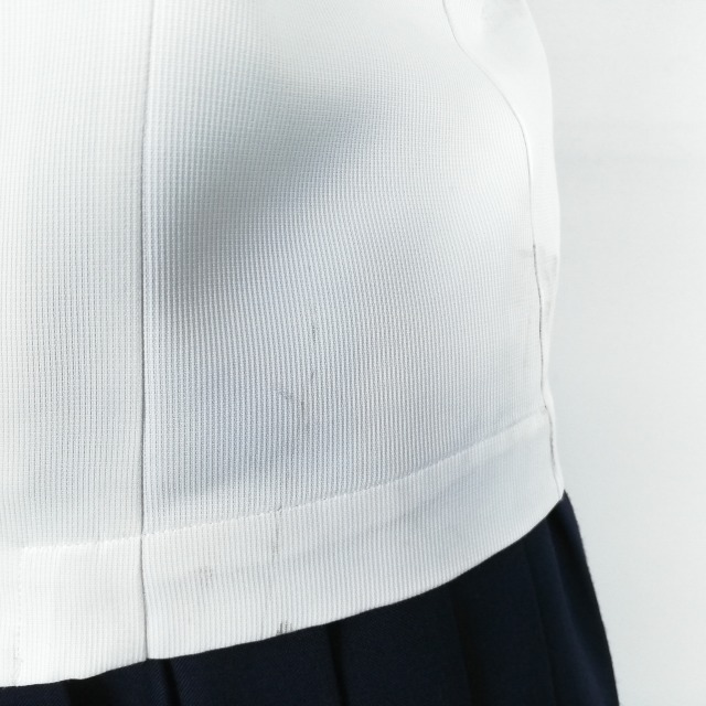 1 иен матроска юбка лента верх и низ 3 позиций комплект стрекоза лето предмет рисунок 1 шт. линия женщина школьная форма Кагосима час . учебное заведение камфорное дерево юг средняя школа белый форма б/у разряд C EY6578