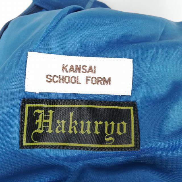 1 иен матроска проверка юбка шнур Thai верх и низ 3 позиций комплект указание M большой размер лето предмет женщина школьная форма Okayama белый . средняя школа белый форма б/у разряд C EY6579