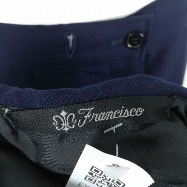 1 иен матроска юбка галстук верх и низ 3 позиций комплект Francis ko зима предмет белый 3шт.@ линия женщина школьная форма белый 100 . учебное заведение темно-синий форма б/у разряд C EY6588