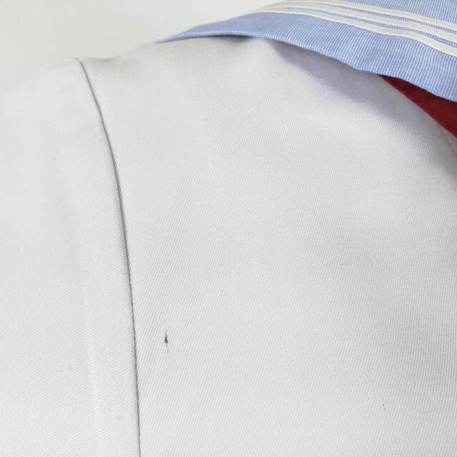 1 иен матроска юбка шарф верх и низ 3 позиций комплект лето предмет белый 3шт.@ линия женщина школьная форма Kanagawa Yokohama Hayabusa человек средняя школа белый форма б/у разряд C EY6674