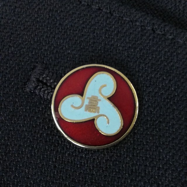 1 иен блейзер юбка шнур Thai верх и низ 4 позиций комплект указание 165A Fuji яхта зима предмет женщина школьная форма Kanagawa высота . средняя школа темно-синий форма б/у разряд B EY6683