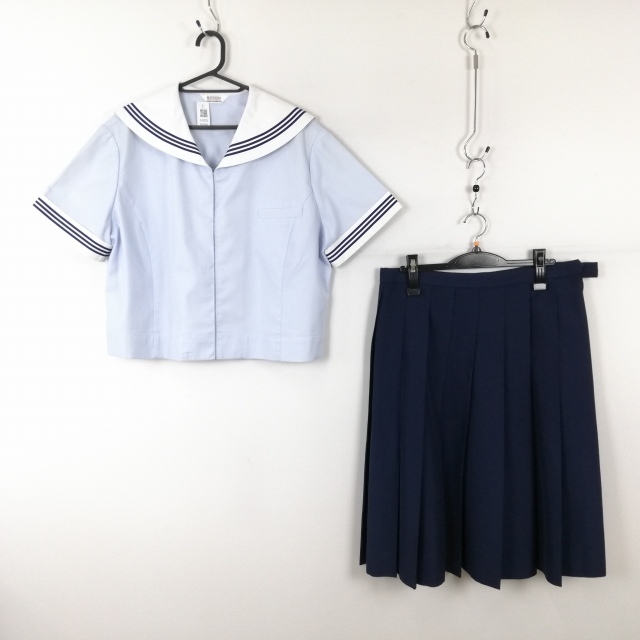 1 иен матроска юбка верх и низ 2 позиций комплект большой размер очень большой лето предмет синий 3шт.@ линия женщина школьная форма средний . средняя школа бледно-голубой форма б/у разряд C EY6703 1 иен матроска юбка верх и низ 2 позиций комплект большой размер очень большой лето предмет синий 3шт.@ линия женщина школьная форма средний . средняя школа бледно-голубой форма б/у разряд C EY6703