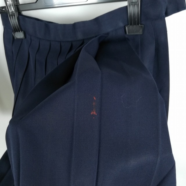 1 иен матроска юбка верх и низ 2 позиций комплект указание зима предмет белый 2 шт линия женщина школьная форма Kochi земля . женщина средняя школа темно-синий форма б/у разряд C EY6760