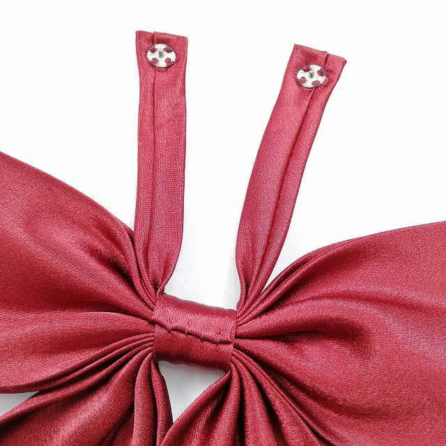 1 иен school лента - nek цветный темно-красный б/у форма школьная форма матроска блейзер женщина LC0178 VI