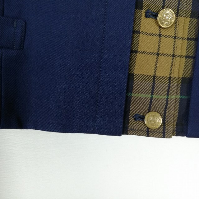 1 иен жакет верхняя одежда большой размер очень большой зима предмет женщина школьная форма Кагосима замок запад средняя школа форма Koshino Hiroko б/у разряд C EY6777