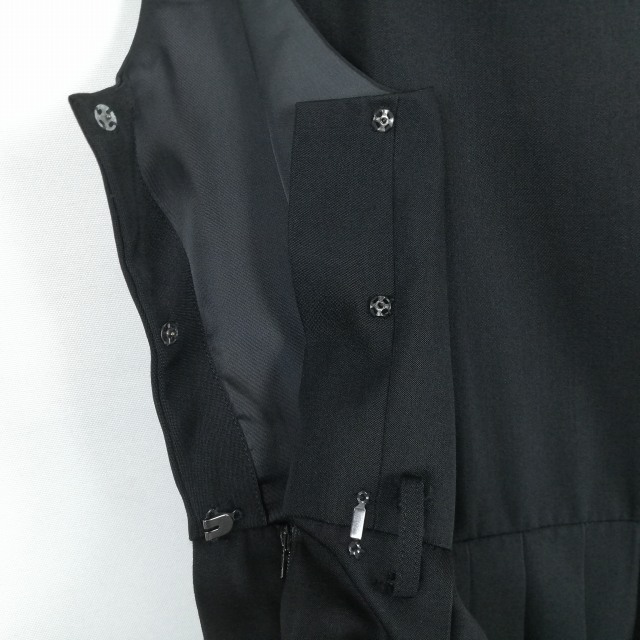 1 иен матроска сарафан шарф верх и низ 3 позиций комплект большой размер Fuji яхта зима предмет зеленый 1 шт. линия Ehime запад статья средняя школа чёрный б/у разряд B EY6792