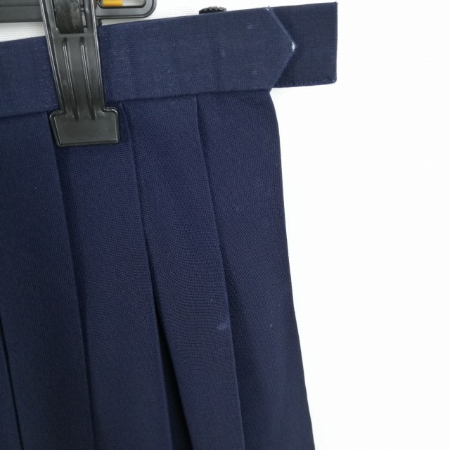 1 иен матроска юбка шарф верх и низ 3 позиций комплект 185A большой размер очень большой стрекоза промежуточный одежда синий 3шт.@ линия женщина средний . средняя школа белый б/у разряд C EY6922