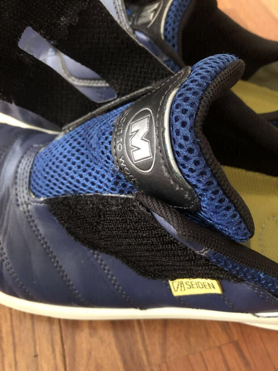 ミドリ安全　静電安全靴　G3595 ネイビー　28cm 中古_画像5