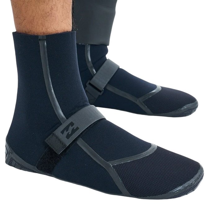 【2025-26モデル】25.5~26.5cm ビラボン 5mm サーフブーツ 起毛 / Billabong Curving Socks Round Toe SurfBoot bf018900_画像9