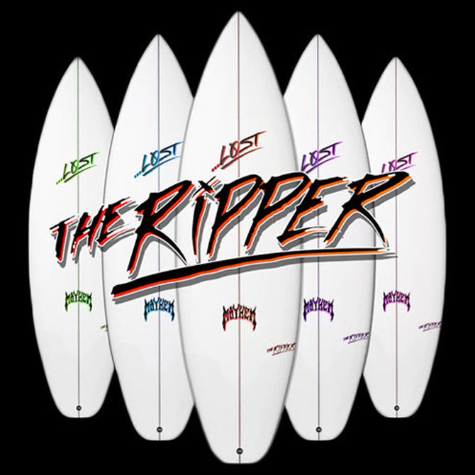 【中古】ロスト メイヘム サーフボード リッパー モデル 5'9"×19.50×2.40 29.5L ユーズドボード / Lost Mayhem The Ripper Model_画像2