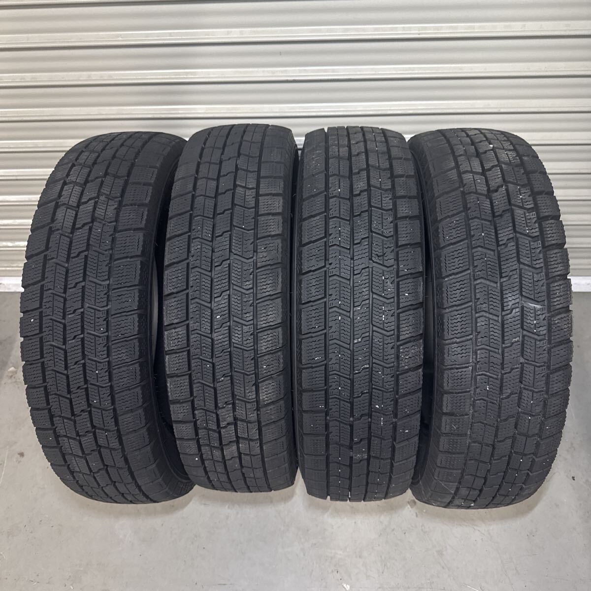 1円スタート！ハスラー タンク ルーミー！バリ山！165/65R14 グッドイヤー アイスナビ7 4本 2022年製造 GOODYEAR スタッドレス_画像1