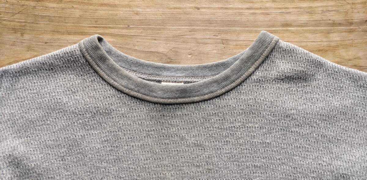 бесплатная доставка!THE FLAT HEAD Flat Head термический cut and sewn вафля long футболка size 42 серый EARLY WORKS сделано в Японии б/у одежда Warehouse