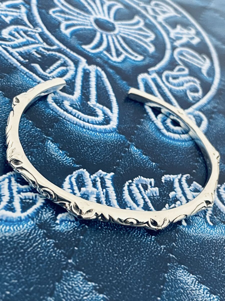 Chrome Hearts SBTバンドバングル スターリングシルバー925 パヴェ_画像2