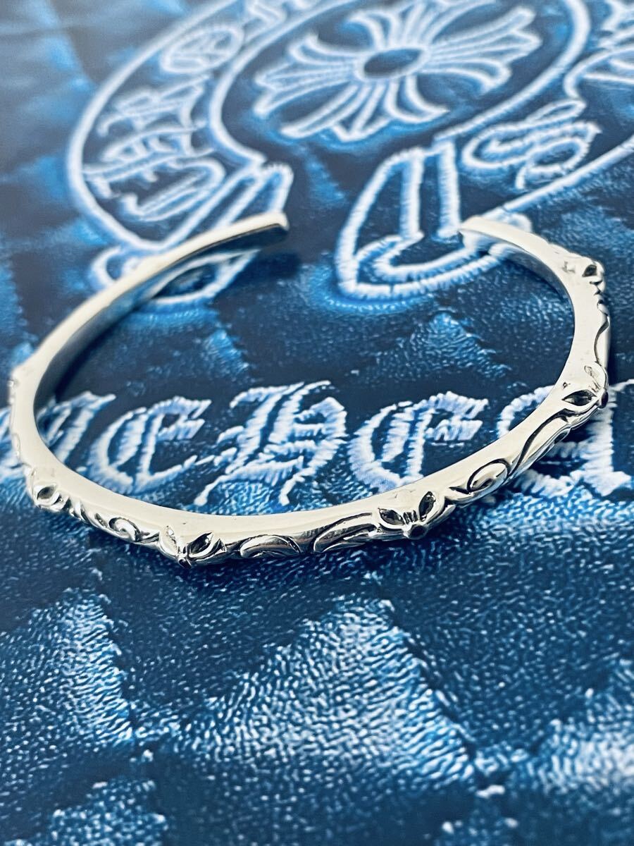 Chrome Hearts SBTバンドバングル スターリングシルバー925 パヴェ_画像3