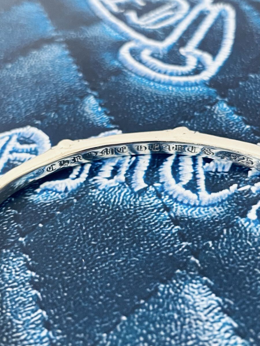 Chrome Hearts SBTバンドバングル スターリングシルバー925 パヴェ_画像6