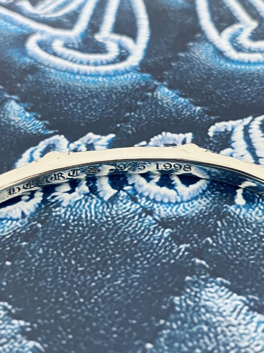 Chrome Hearts SBTバンドバングル スターリングシルバー925 パヴェ_画像7