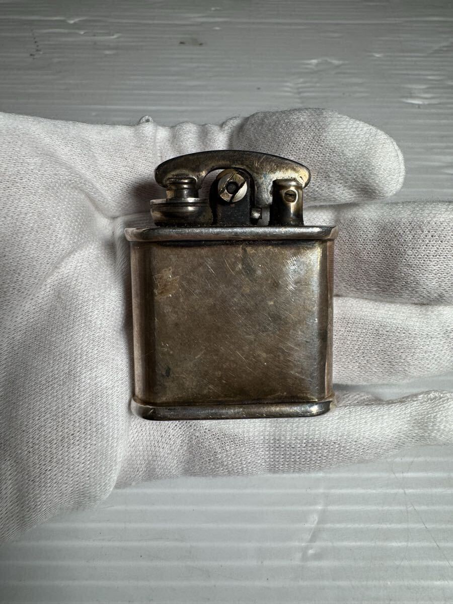 Colibri コリブリ オイルライター ニッケル　ライター　シルバー　当時物　火花 引き取り可能_画像2