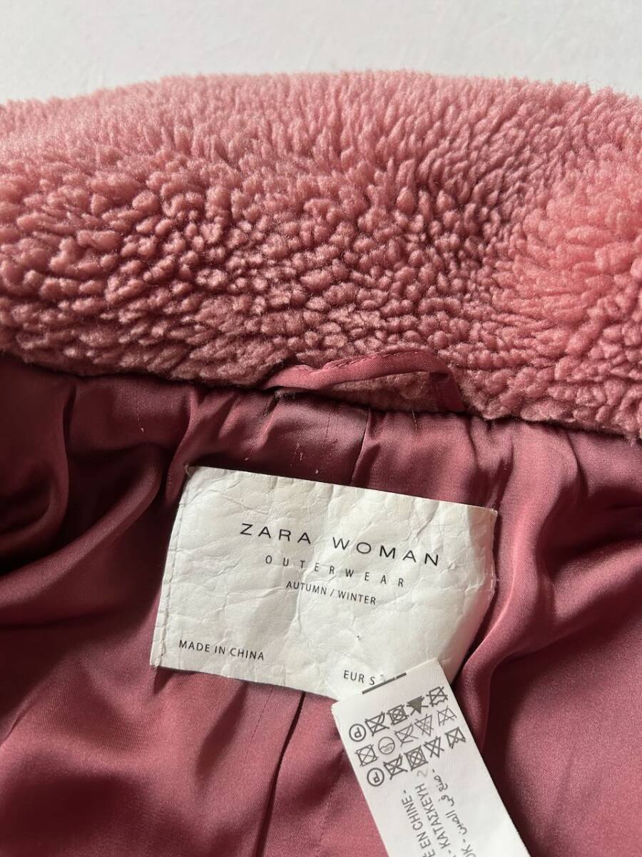 ザラ ZARA WOMAN 可愛いボアジャケット_画像5