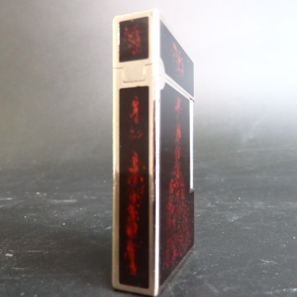 １円スタート 激レア S.T.Dupont デュポン LINE2 ライン2 漆 ローラー ガスライター ブラウン 10-4 41868_画像3