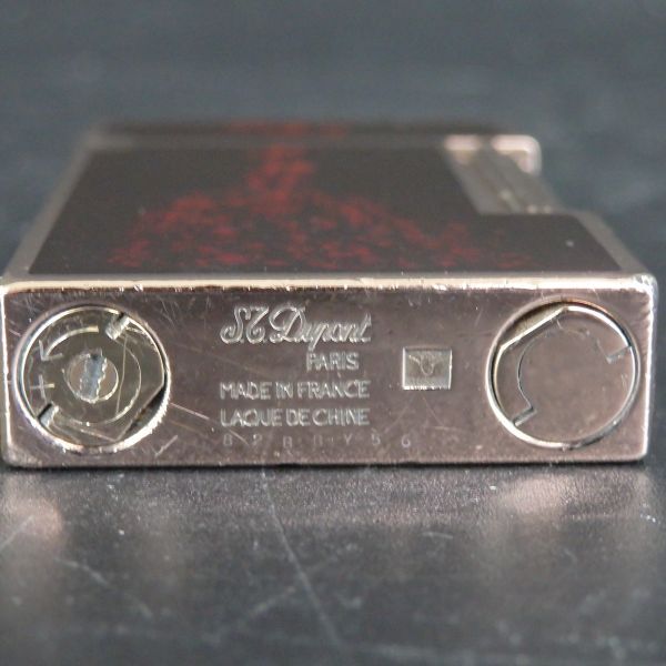 １円スタート 激レア S.T.Dupont デュポン LINE2 ライン2 漆 ローラー ガスライター ブラウン 10-4 41868_画像5