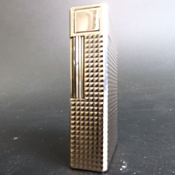 １円スタート 激レア S.T.Dupont デュポン LINE１ ライン1 スタッズ柄 ローラー ガスライター ゴールド 11-5 41865_画像4
