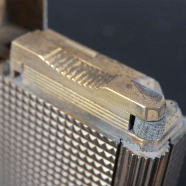 １円スタート 激レア S.T.Dupont デュポン LINE１ ライン1 スタッズ柄 ローラー ガスライター ゴールド 11-5 41865_画像8