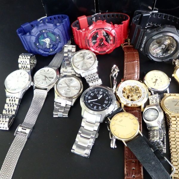 １円スタート 激レア SEIKO セイコー G-shock ジーショック シチズン クリスタルセブン 他 メンズ腕時計 箱付き まとめ 10-3 41870_画像5