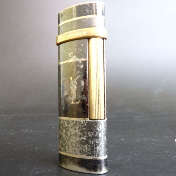 １円スタート 激レア Yves Saint Laurent イヴサンローラン YSL 他 ローラー ガスライター ３点 12-4 41883_画像2