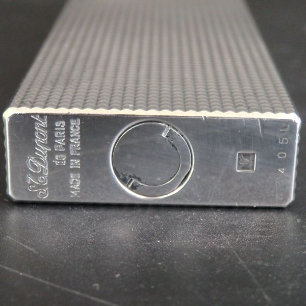 1円スタート 激レア S.T.Dupont デュポン LINE1 ライン1 スタッズ柄 ガスライター シルバー ロング ローラー 11-4 41882_画像5