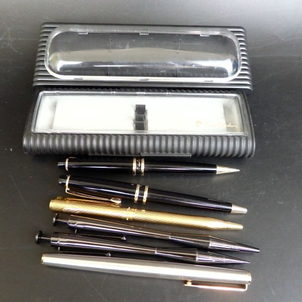 １円スタート 激レア PLATINUM プラチナ 他 万年筆 ボールペン シャーペン ケース付き ６点 11-5 41885_画像1