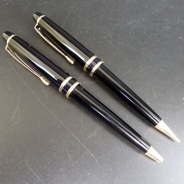 １円スタート 激レア PLATINUM プラチナ 他 万年筆 ボールペン シャーペン ケース付き ６点 11-5 41885_画像4