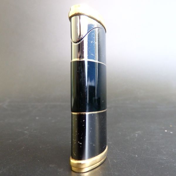 １円スタート 激レア Yves Saint Laurent イヴサンローラン YSL ローラー ガスライター ブラック ゴールド 10-2 41896_画像5