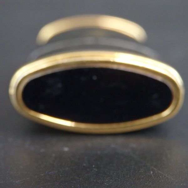 １円スタート 激レア Yves Saint Laurent イヴサンローラン YSL ローラー ガスライター ブラック ゴールド 10-2 41896_画像7