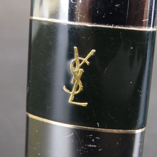 １円スタート 激レア Yves Saint Laurent イヴサンローラン YSL ローラー ガスライター ブラック ゴールド 10-2 41896_画像9