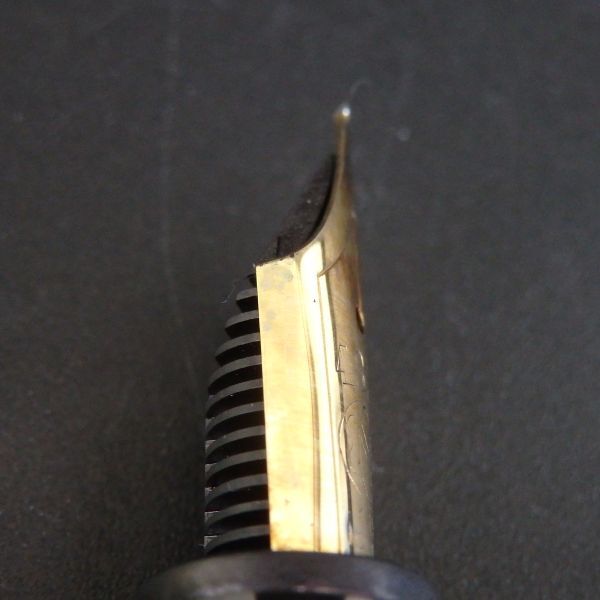 １円スタート 激レア MONRBLANC モンブラン マイスターシュテュック No.146 万年筆 ペン先14K 4810 ゴールド ブラック 11-3 41893_画像6